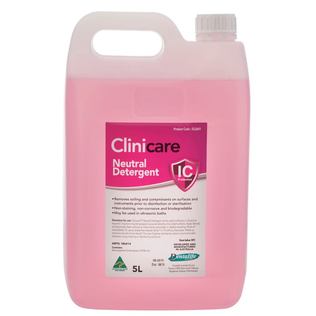 Clinicare Neutral Detergent - 5 Litre Bottle