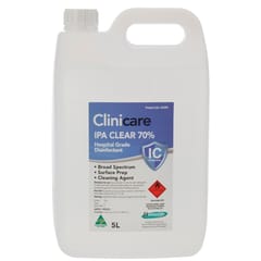 Clinicare IPA 70% Isoprophyl Alcohol 5 Litre