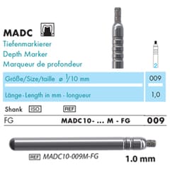 NTI Diamond Bur FG Axial Reduction Depth Markers, 009 Medium - Pack 5