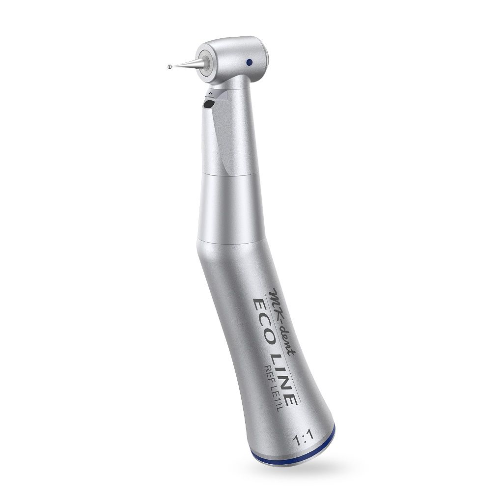 Eco Line Contra Angle HP Blue 1:1, Internal Water, Fibre Optic, for CA burs, LE11L Slow Speed