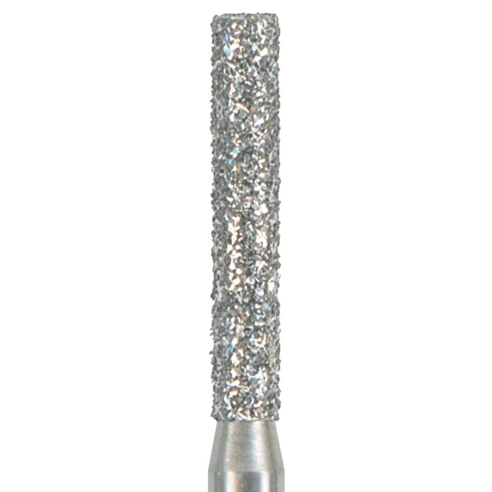 NTI Diamond Bur FG Flat End Cylinder 837 - Pack 5
