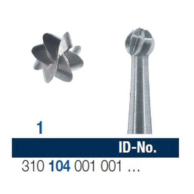 Ela Steel Bur HP Round Fig 1