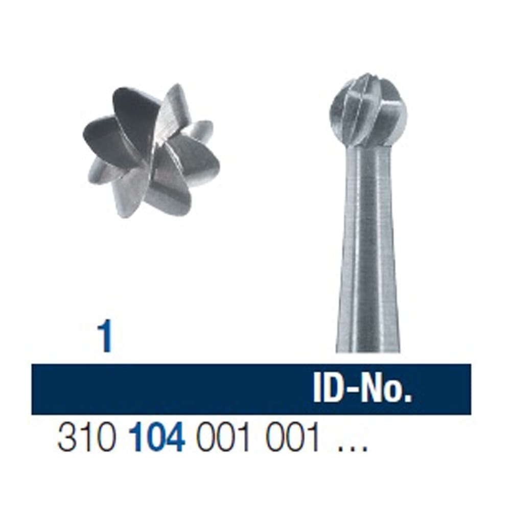 Ela Steel Bur HP Round Fig 1