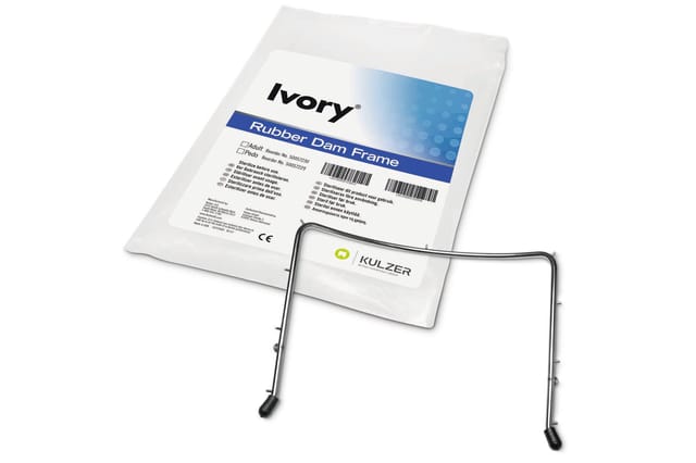 Ivory Rubber Dam Frames - Pedo/ 6 Inch Adult