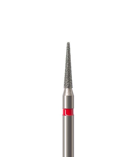 Diamond Bur FG-Kiddie Flat End Taper 846 012 Medium - Pack 5