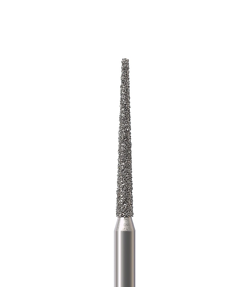 Diamond Bur FG Flat End Taper Long 848L 012 Medium - Pack 5 *While Stock Lasts*
