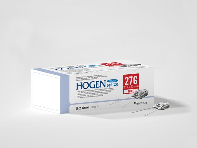Needles Anaesthetic Hogenspitz 27G Short 21mm Imperial Thread - Box 100