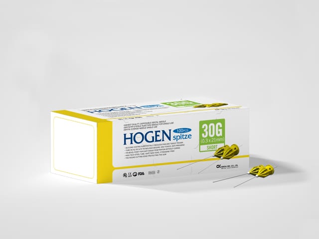 Needles Anaesthetic Hogenspitz 30G Short 21mm Imperial Thread - Box 100