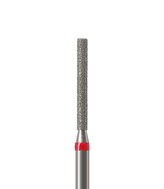 Diamond Bur FG Cylinder Long 837L 012 Fine - Pack 10