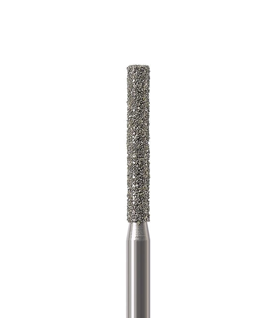 Diamond Bur FG Cylinder Long 837L 014 Medium - Pack 10