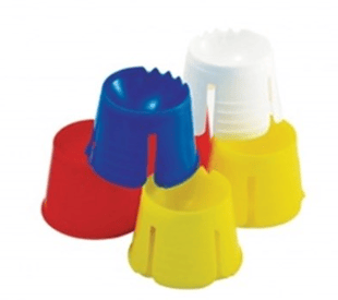 T-Dap Dappen Dish with Strainer Edge - Box 250
