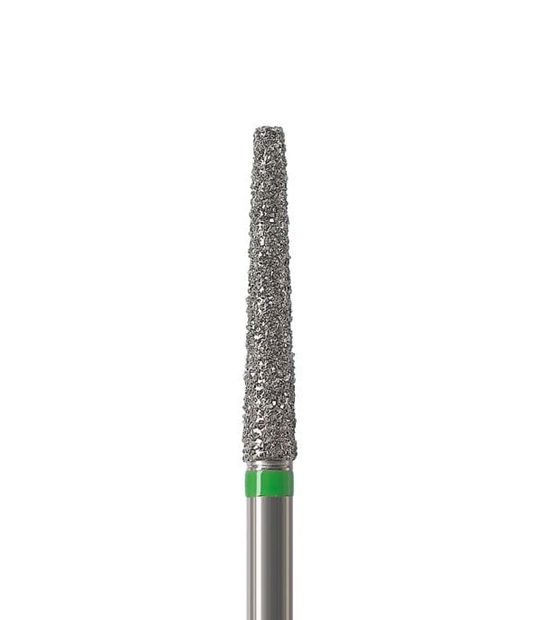 Diamond Bur FG Flat End Taper Long 848L 018 Coarse - Pack 10