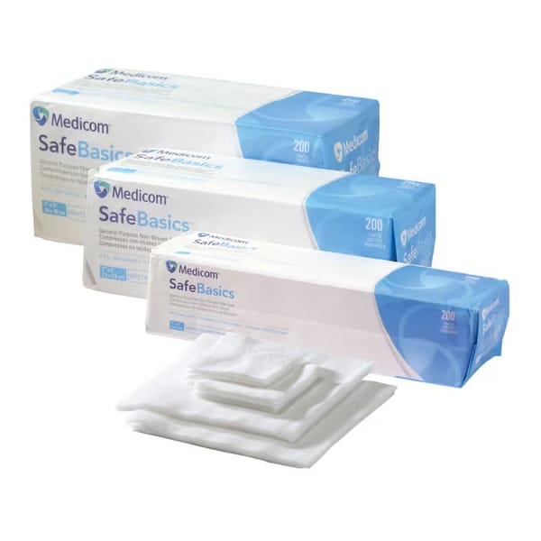 SafeBaiscs Gauze Non-Woven Non-Sterile 4ply 5x5cm