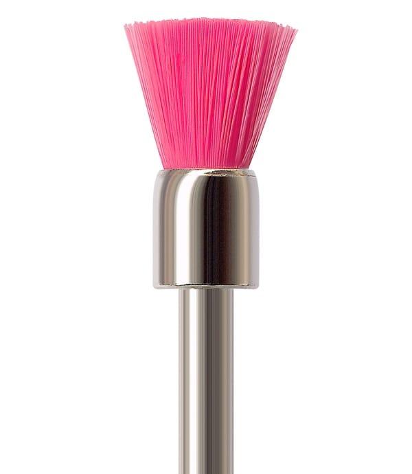 Prophylaxis Bristle Brush RA 045 Soft 400, Pink, P1470G - Pack 100