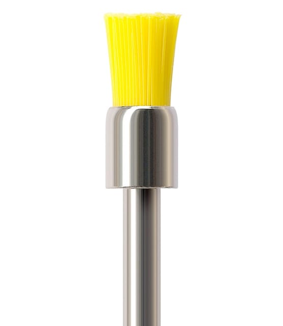 Prophylaxis Bristle Brush RA 045-Hard 600, Yellow, P1475G - Pack 100