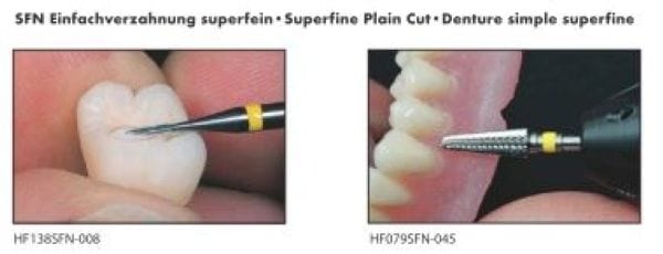 Carbide Cutter HP Super Fine Cross Cut HF138 SFN 009 - Pack 5