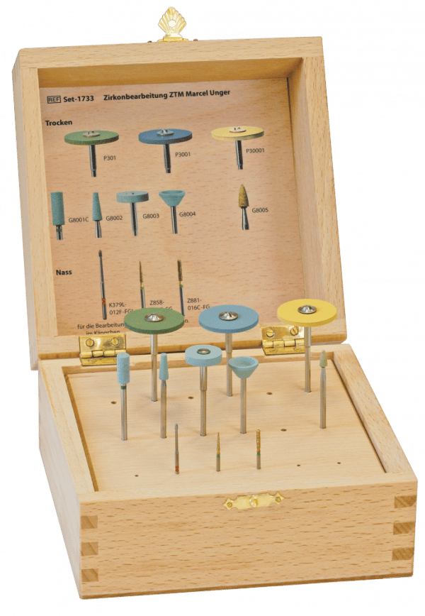 Zirconia processing set according to Marcel Unger SET-1733