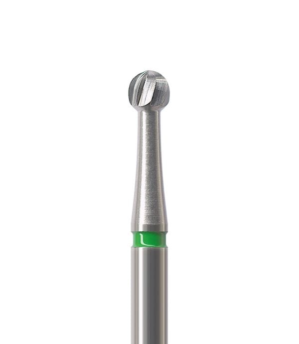 Carbide Bur RA Round Fig H1S Fast Cutting, 001 027 Coarse - Pack 5