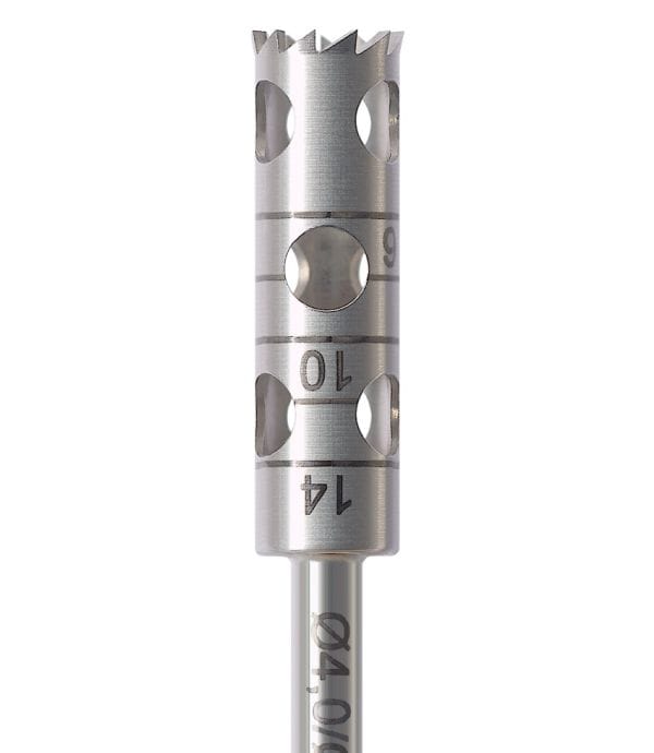 Trepan Stainless Steel Bur Long RA for Oral Surgery RF229L-040-RAL - Pack 1