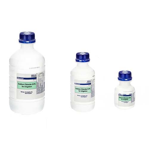 Baxter Sodium Chloride (Saline) 0.9% 500ml  - Bottle 1
