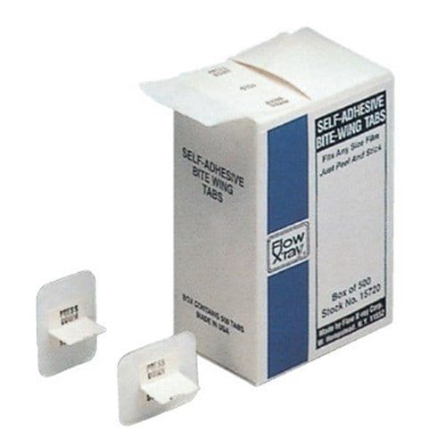 Flow Adhesive Bite Wing Tabs Stickem's - Box 500